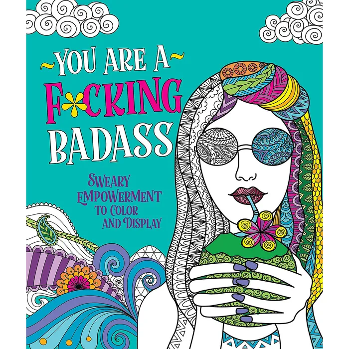 MPS Vibrators You Are a Fcking Badass Coloring Book