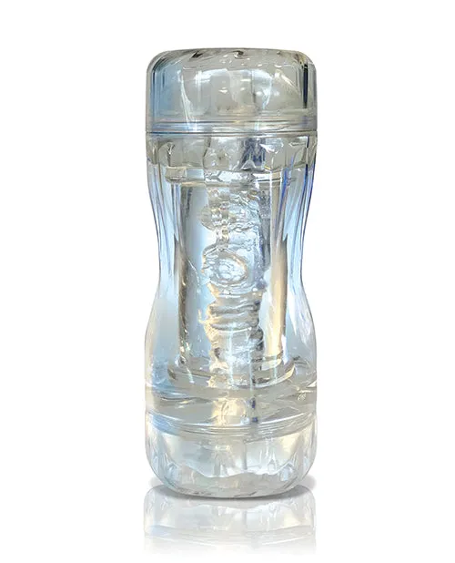 MSTR B8 Double Date In the Clear Dual End Stroker Global Novelties Dildos