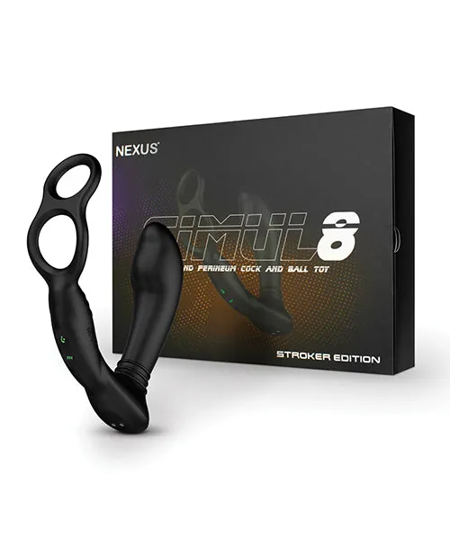 Nexus Nexus Stimul8 Dual Anal Perineum Cock Ball Black Anal