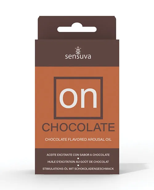 ON Arousal Oil Medium Box 5 ml Chocolate Sensuva Female Sex Toys