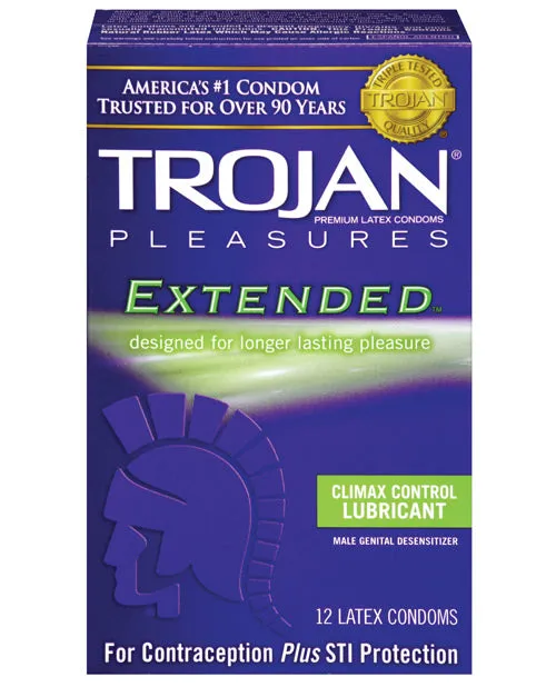 Paradise Marketing Vibrators Trojan Extended Pleasure Condoms