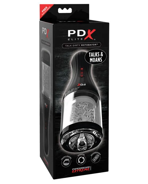 Pdx Elite Talk Dirty Rotobator Pipedream Vibrators