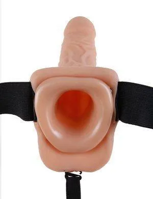 Pipe Dream Female Sex Toys Fetish Fantasy 9 Vibrating Hollow StrapOn With Balls