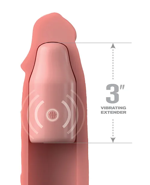 Pipedream Anal Fantasy Xtensions Elite 9 Sleeve Vibrating 3 Plug Wremote