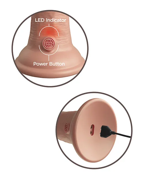 Pipedream King Cock Elite 6 Dual Density Vibrating Silicone Cock Female Sex Toys Pipedream King Cock Elite 6 Dual Density Vibrating Silicone Cock Female Sex Toys