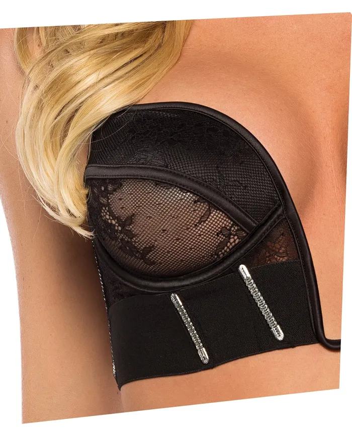 Roma Costume Anal Belle Noir Chantilly Lace and Satin 2 pc Bustier Set Black Roma Costume Anal Belle Noir Chantilly Lace and Satin 2 pc Bustier Set Black