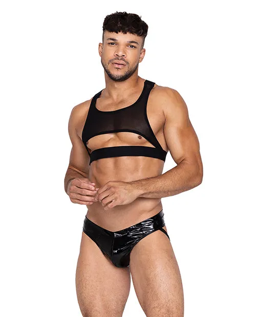 Roma Costume Anal Voyeur Harness Black