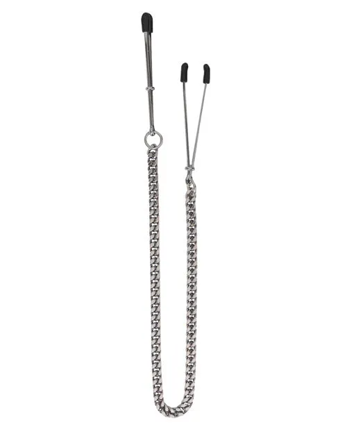 Spartacus Adjustable Tweezer Nipple Clamps Wjewel Chain Spartacus Female Sex Toys Spartacus Adjustable Tweezer Nipple Clamps Wjewel Chain Spartacus Female Sex Toys