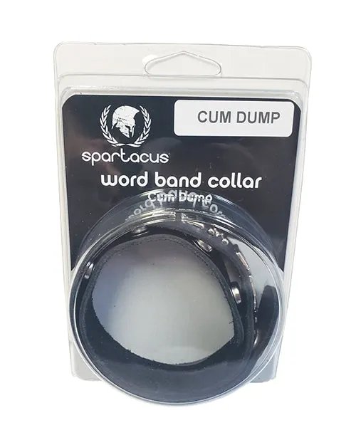Spartacus Cum Dump Leather Collar Spartacus Restraints