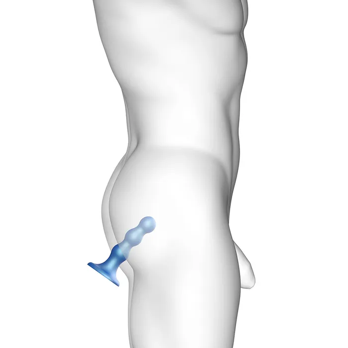 StrapOnMe StrapOnMe Balls Plug Dil Blue Anal