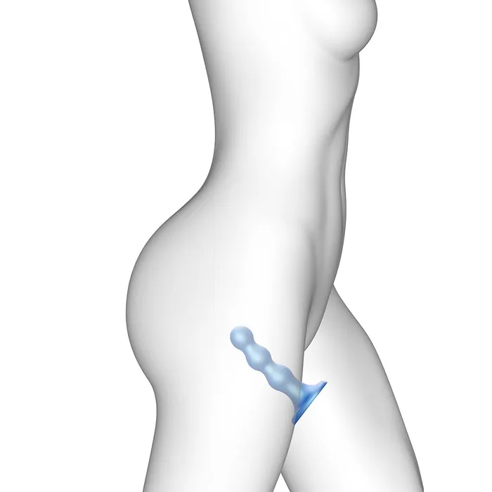 StrapOnMe StrapOnMe Balls Plug Dil Blue Anal