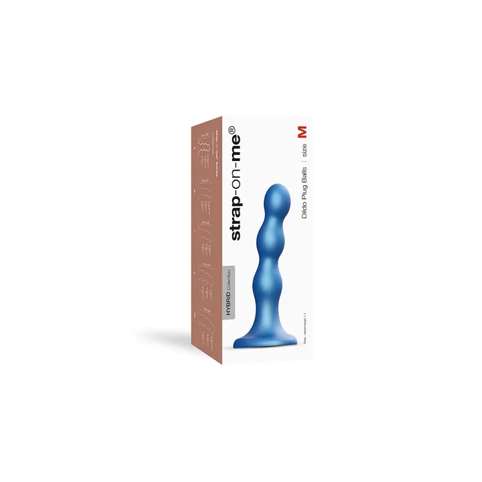 StrapOnMe StrapOnMe Balls Plug Dil Blue Anal