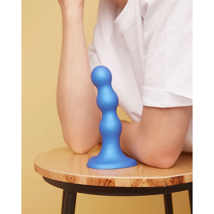 StrapOnMe StrapOnMe Balls Plug Dil Blue Anal