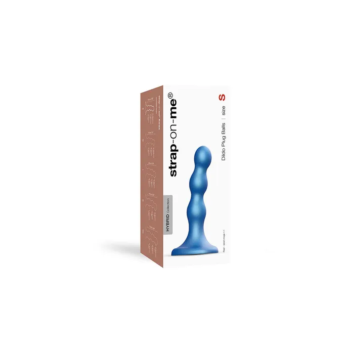 StrapOnMe StrapOnMe Balls Plug Dil Blue Anal