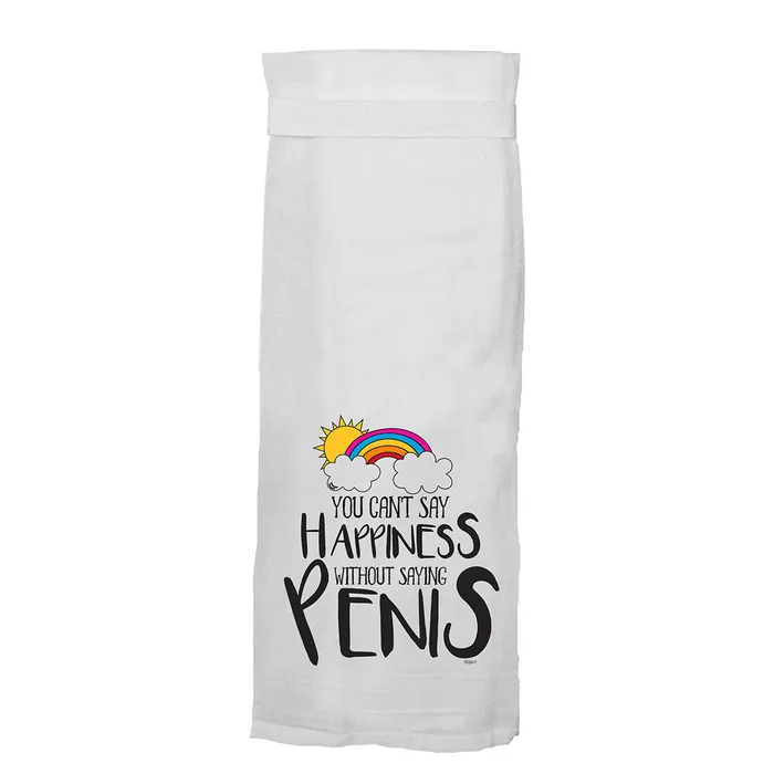 Twisted Wares Male Sex Toys Twisted Wares You Cant Say Happiness Saying Penis Flour Towel Twisted Wares Male Sex Toys Twisted Wares You Cant Say Happiness Saying Penis Flour Towel