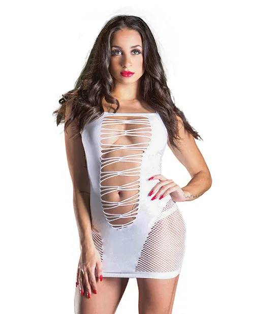 Vibrators Beverly Hills Beverly Hills Naughty Girl String Fishnet Dress Os