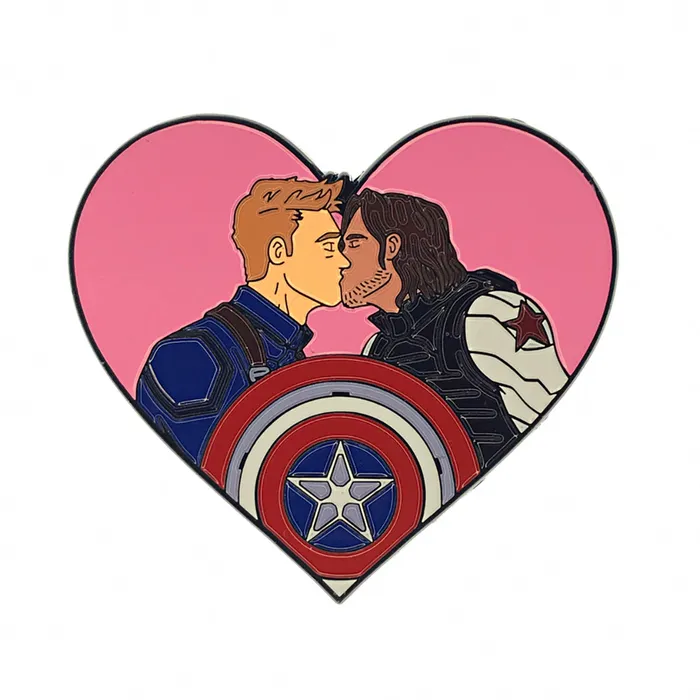 Vibrators Geeky Kinky Stucky Enamel Pin