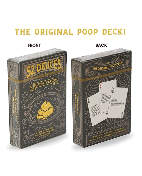 Vibrators Good Egg Greetings 52 Deuces Poop Themed Playing Cards