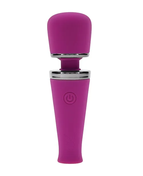 Vibrators Playboy Pleasure Mic Drop Petite Wand Vibrator Evolved