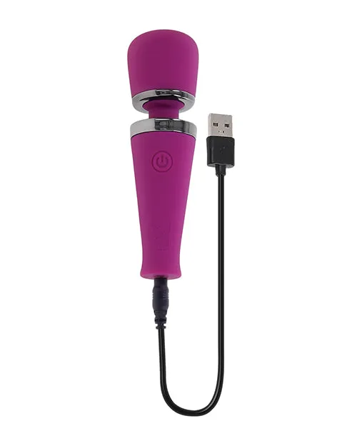 Vibrators Playboy Pleasure Mic Drop Petite Wand Vibrator Evolved