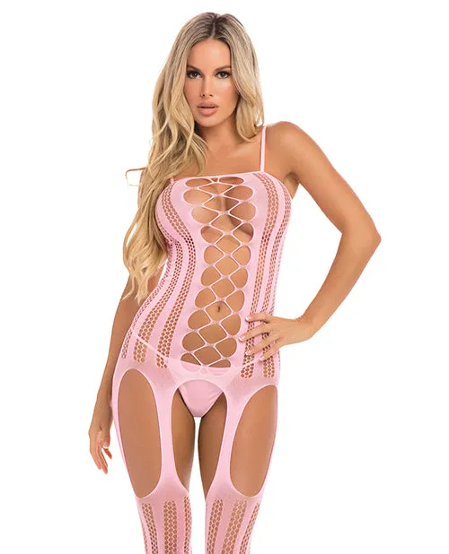 Vibrators Rene Rofe Pink Lipstick Fake News Bodystocking