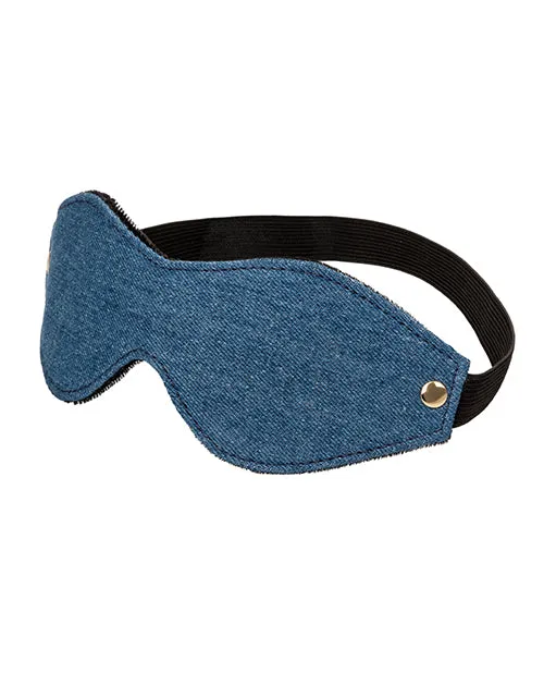 Vibrators Ride em Premium Denim Collection Eye Mask CalExotics