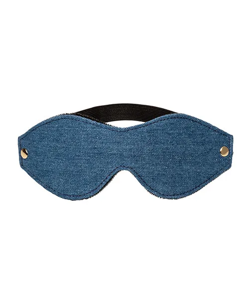 Vibrators Ride em Premium Denim Collection Eye Mask CalExotics