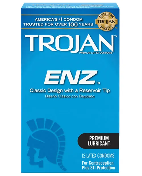 Vibrators Trojan Trojan Enz Lubricated Condoms