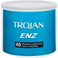 Vibrators Trojan Trojan Enz Lubricated Condoms