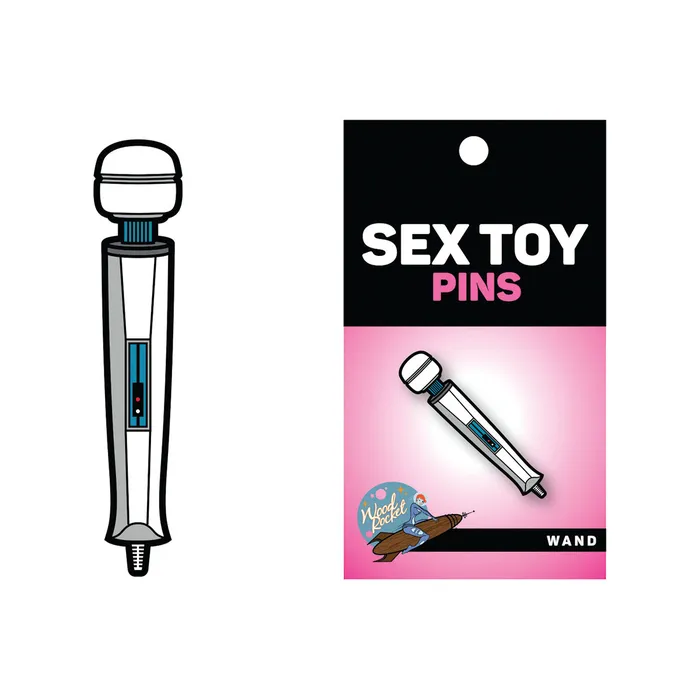 Wood Rocket Vibrators Wood Rocket Magic Wand Pin